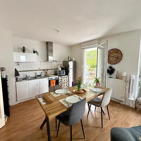 Apartment Spacieux T3 - Lumineux - Ile De & Centre Avec Terrasse Et Parking Nantes